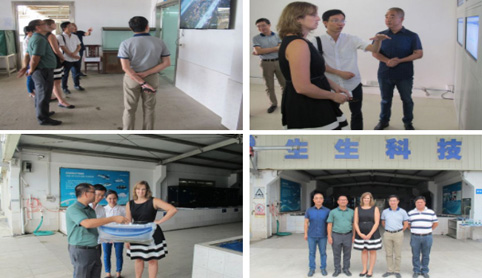 美國駐廣州總領事館對外聯絡主任Jenny Bah參觀綠源養殖基地