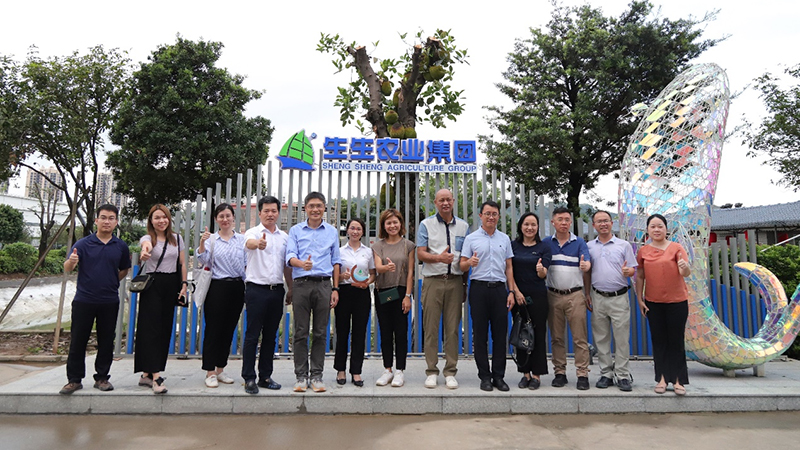 香港漁農(nóng)自然護理署、廣東省農(nóng)業(yè)農(nóng)村廳領(lǐng)導(dǎo)一行到訪生生農(nóng)業(yè)集團